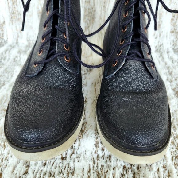 Timberland "Kenniston" Waterproof Boots Pebbled Leather Black | Women's Size 9 - Picture 3 of 12